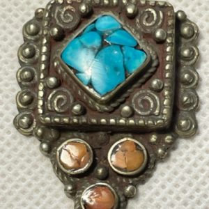 תכשיטים - כסף תליון טיבטי