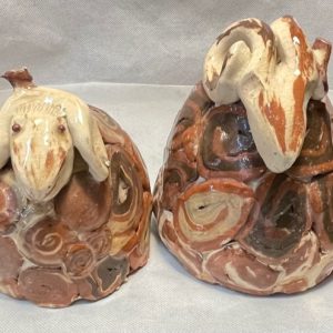 עבודת יד - קרמריקה כבשים במנוחה