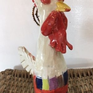 עבודת יד תרנגול צבעוני