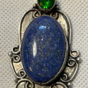 תכשיטים - כסף תליון לפיס פרידות וגרנט