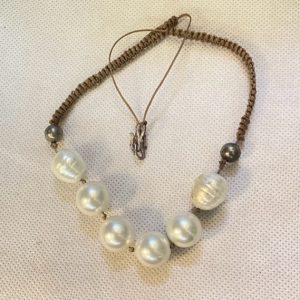 תכשיטים - עבודת יד - שרשרת פנינים