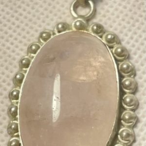 תכשיטים - כסף תליון רוזקוורץ