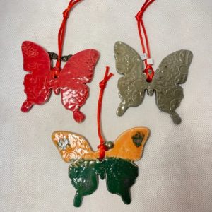 עבודת יד - קרמיקה פרפרים