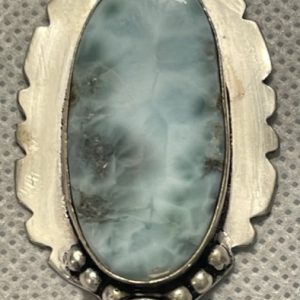 תכשיטים - כסף תליון לרימר וטופז כחול