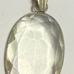 תכשיטים - כסף תליון קוורץ צהוב