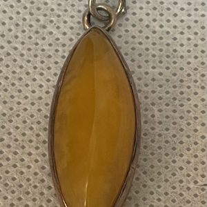 תכשיטים - כסף תליון אמבר