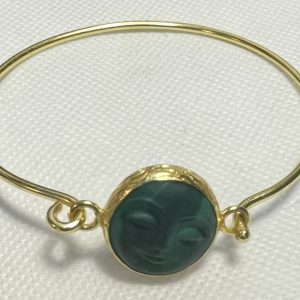 תכשיטים - כסף צמיד מלכית בדמות בפרצוף