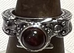 תכשיטים - כסף טבעת גרנט