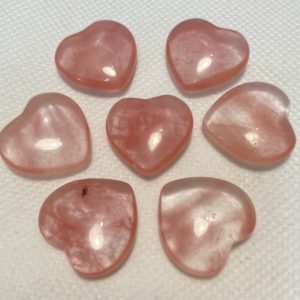 קריסטלים - לב תות קוורץ