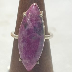 תכשיטים - כסף טבעת רובי זויסייט